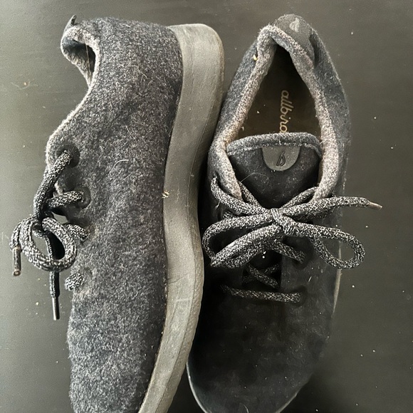 Allbirds 9W Grey Black with Grey Black sole - Picture 2 of 4